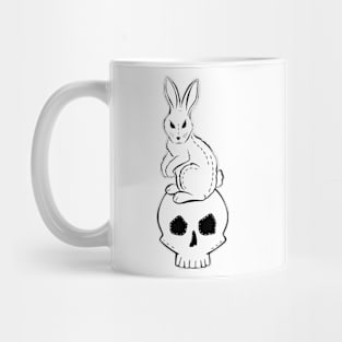 Stitchy Halloween Bunnies Mug